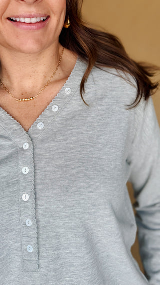 The Margot Scallop Top