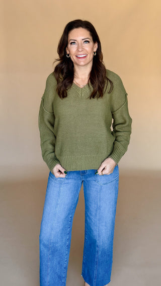 Consider It Done V Neck Sweater