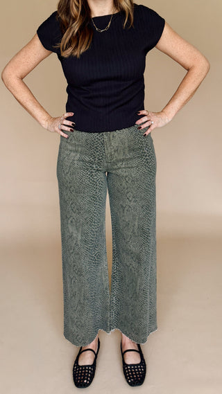 Envy Snake Print Pants