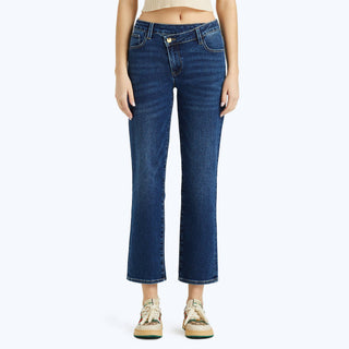 Marley Mid Rise Straight Jeans