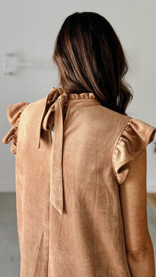 Feeling Fine Suede Dress