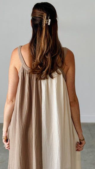 Split Decision Maxi Dress