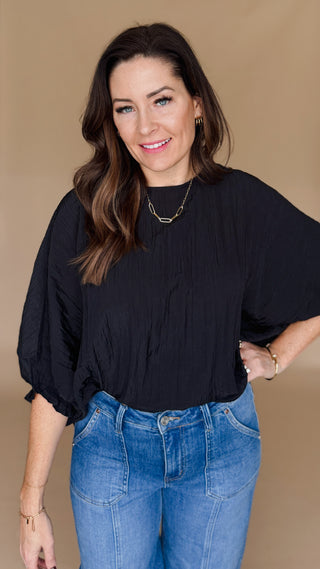 Onyx Flow Blouse