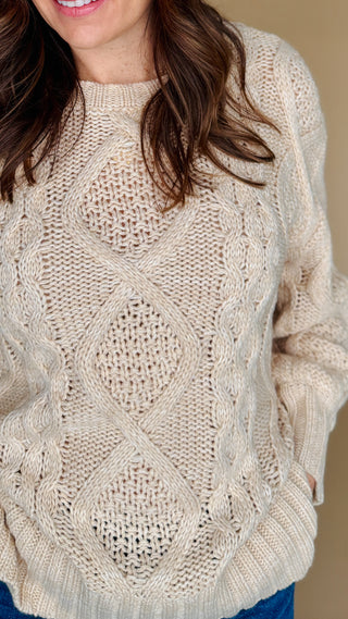 Margaux Cable Knit Sweater