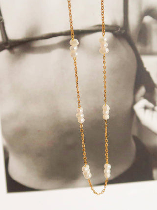 Perry 18K Non-Tarnish Petite Pearl Choker