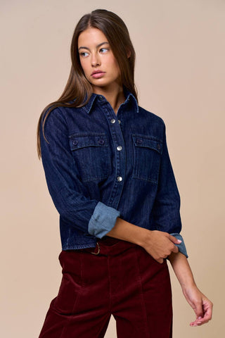 Doris Denim Button Up Shirt