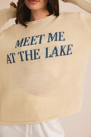 Meet Me At The Lake Sweater