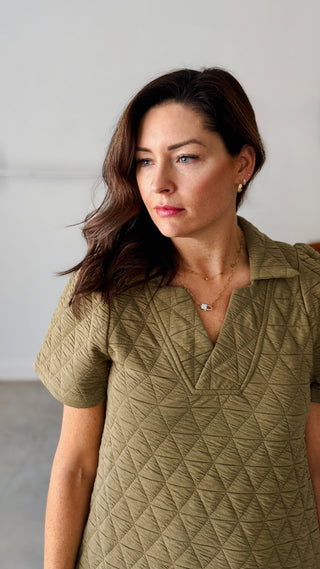 Charmed Quilted Dress