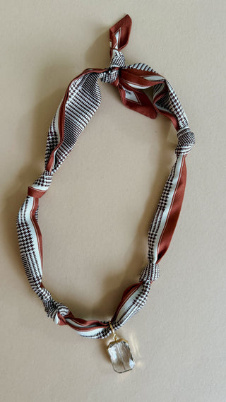 Starlight Crystal Scarf Necklace