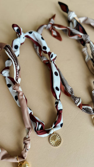 Golden Era Scarf Necklace