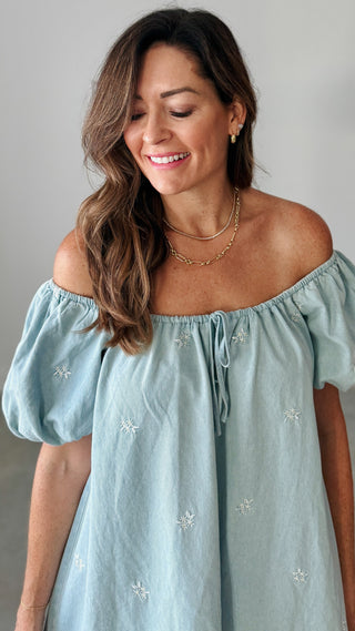 California Cowgirl Denim Dress