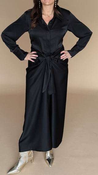 Midnight Grace Maxi Dress