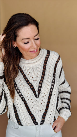 You Know Better Braided Sweater