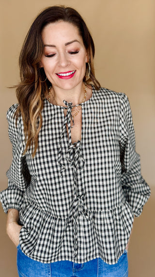 Felicity Front Tie Blouse