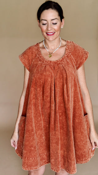 Carefree Corduroy Dress