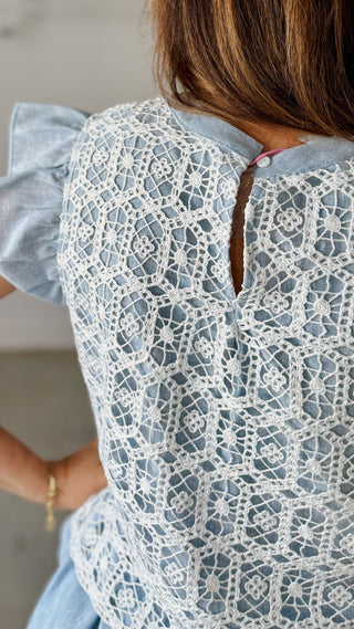 Lacey Peplum Top