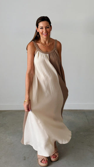 Split Decision Maxi Dress