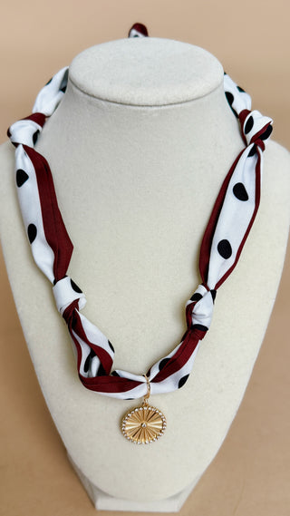 Golden Era Scarf Necklace