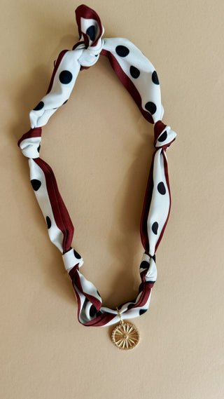 Golden Era Scarf Necklace