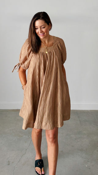 Party Pleated Mini Dress