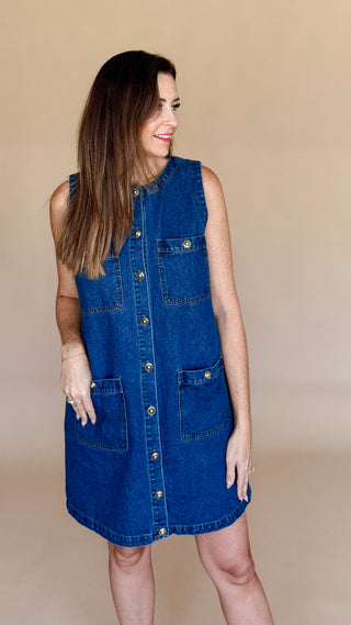 Dare to Be Denim Mini Dress
