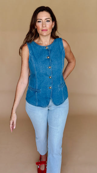 Daphne Denim Vest