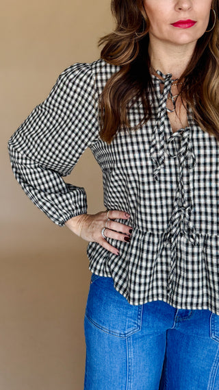 Felicity Front Tie Blouse
