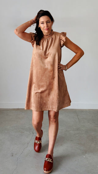 Feeling Fine Suede Dress