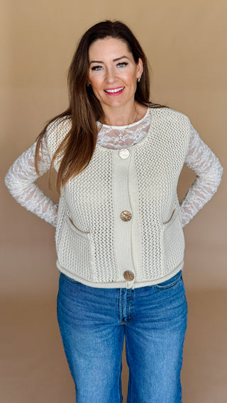 Classic Chunky Knit Vest