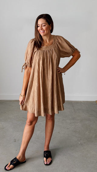Party Pleated Mini Dress
