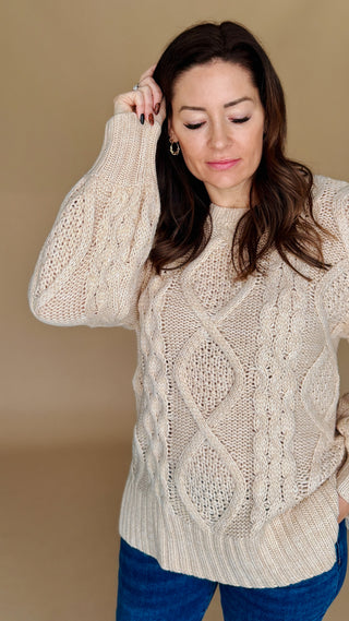 Margaux Cable Knit Sweater