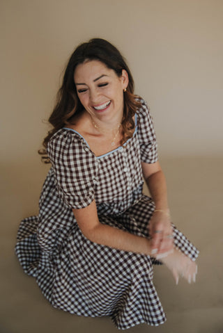 Freya Gingham Checkered Dress