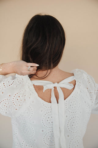 Eyes for Eyelet Scallop Dress