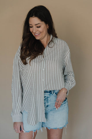 Stella Striped Button Down