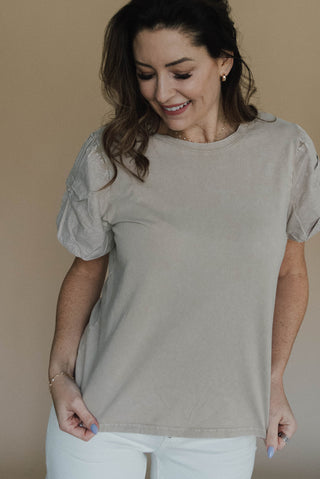 Melanie Mineral Washed Top