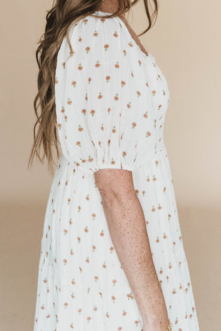 Fearless Floral Puff Sleeve Dress