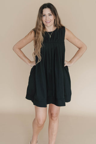 Perfectly Pleated Mini Dress