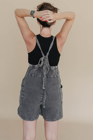 Midnight Summer Gauze Shortalls