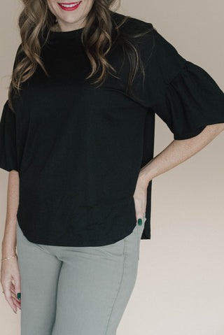 Buttery Bubble Sleeve Top