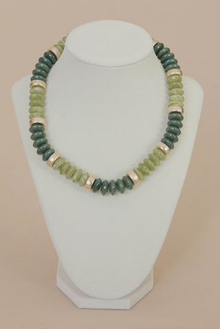 Bead & Stone Candy Necklace