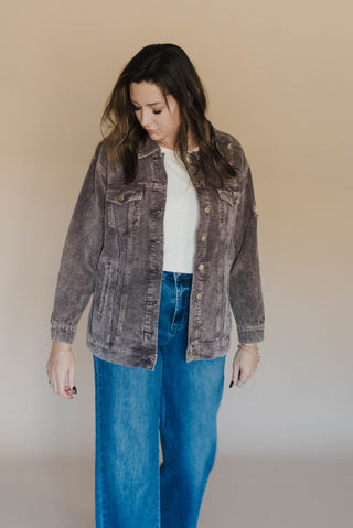 Damsel In Distressed Corduroy Jacket