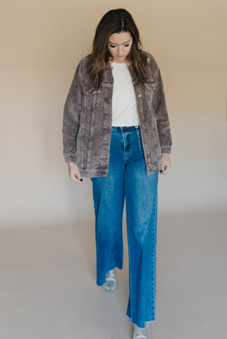 Damsel In Distressed Corduroy Jacket