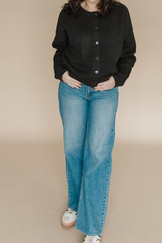 High Rise Straight Leg Jeans