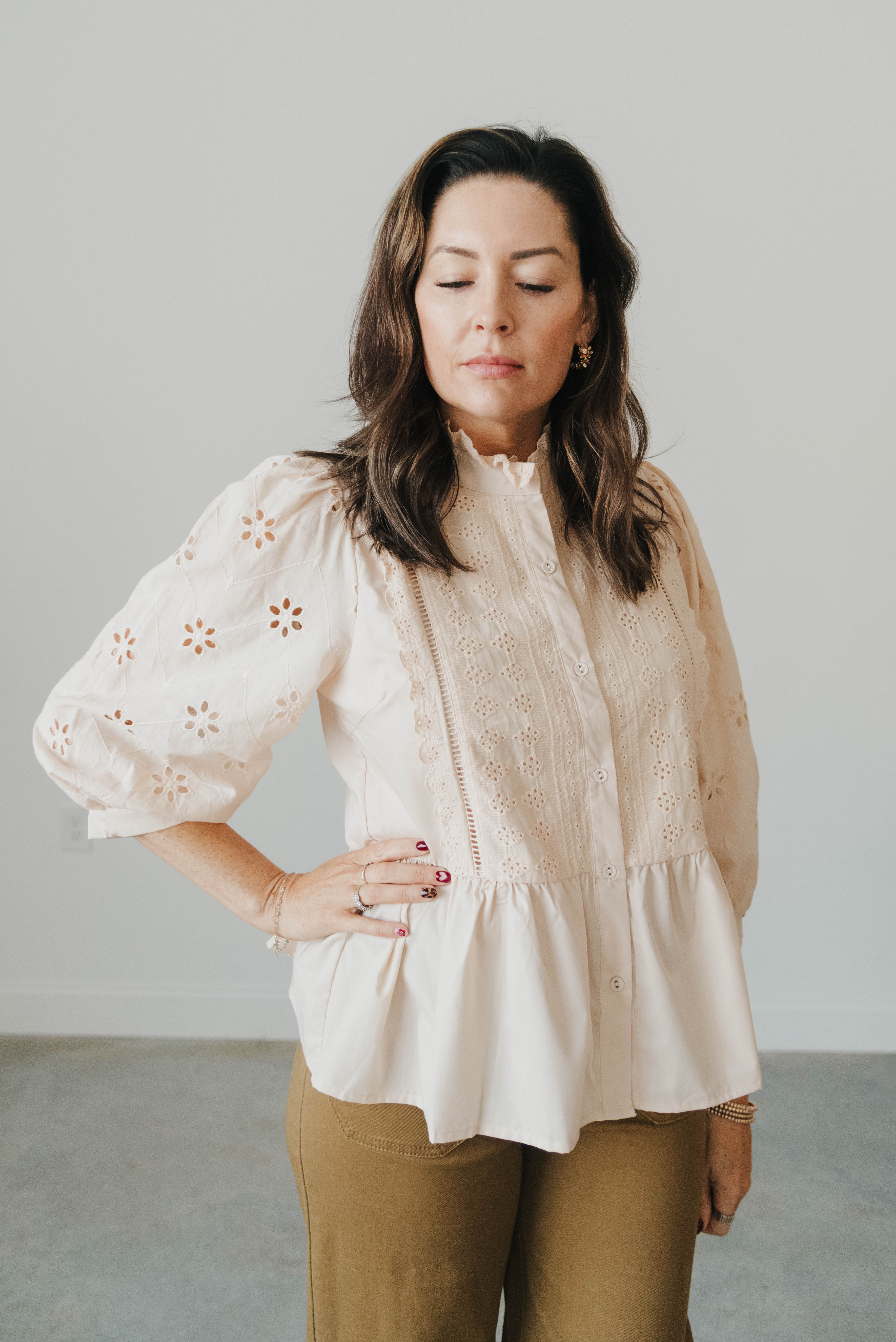 Garden of Eyelet Lace Blouse – Elizabeth & Grace Clothing Co