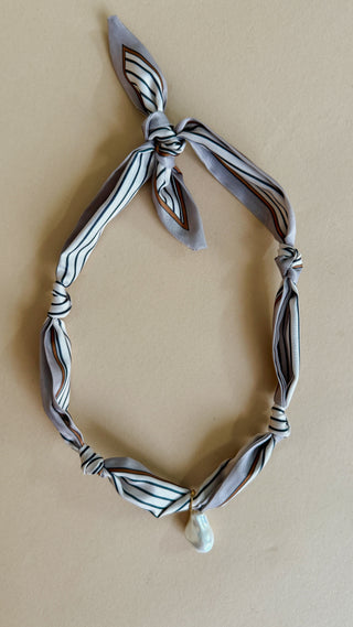 Classic Pearl Scarf Necklace