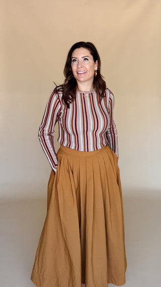 Between The Lines Knit Top