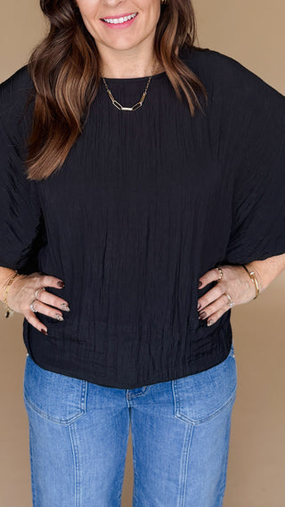 Onyx Flow Blouse