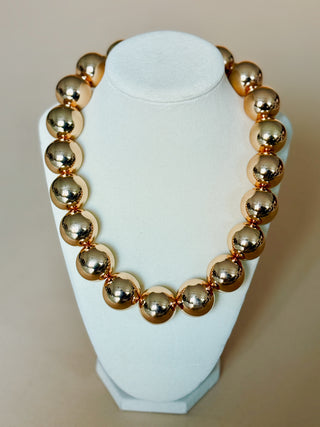 Chunky Statement Ball Necklace