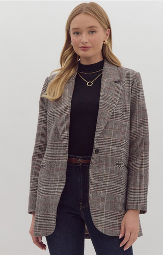 Tastefully Tartan Blazer