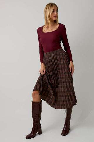 Allure Plaid Skirt